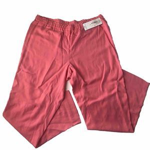 NWT Peter Nygard Women Pink Casual Pull On Pants Size Large